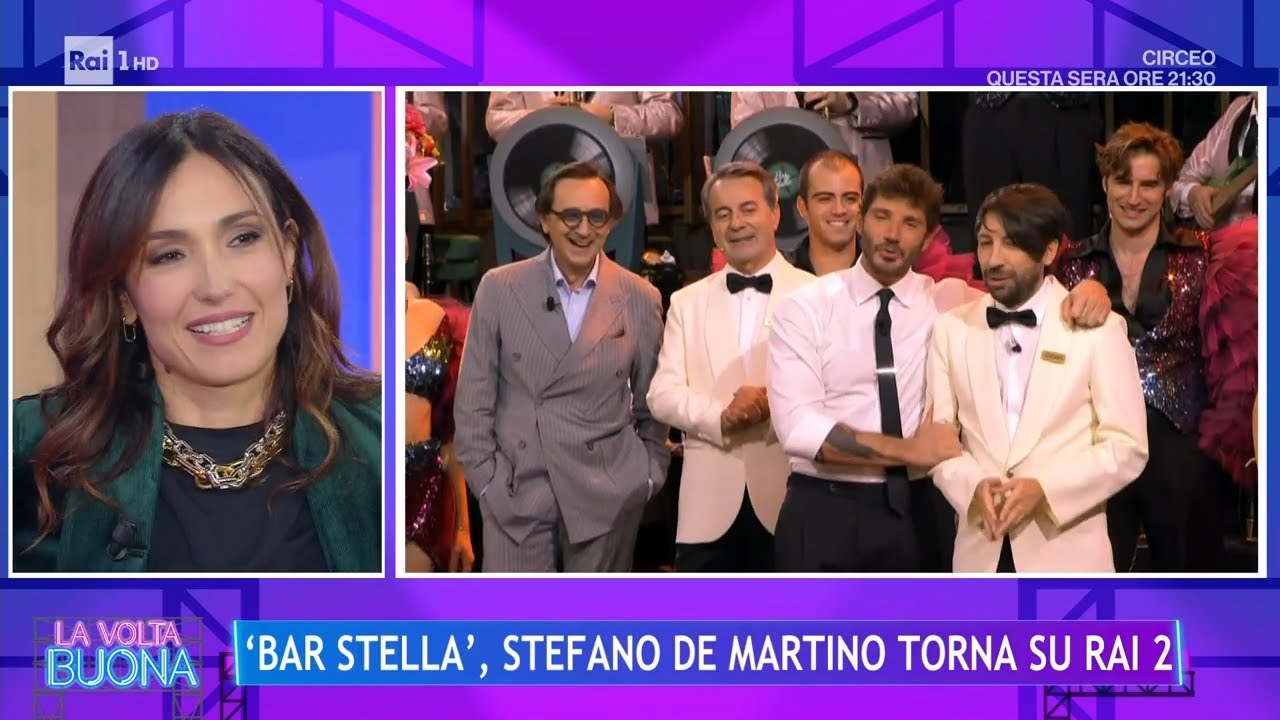 Stefano De Martino, l'allegria surreale del Bar Stella - La Volta Buona 14/11/2023
