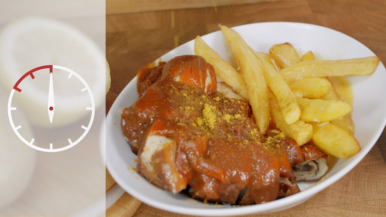 Currywurst mit Pommes Schranke / Imbiss-Klassiker / Essen fertig in 10 Minuten #11