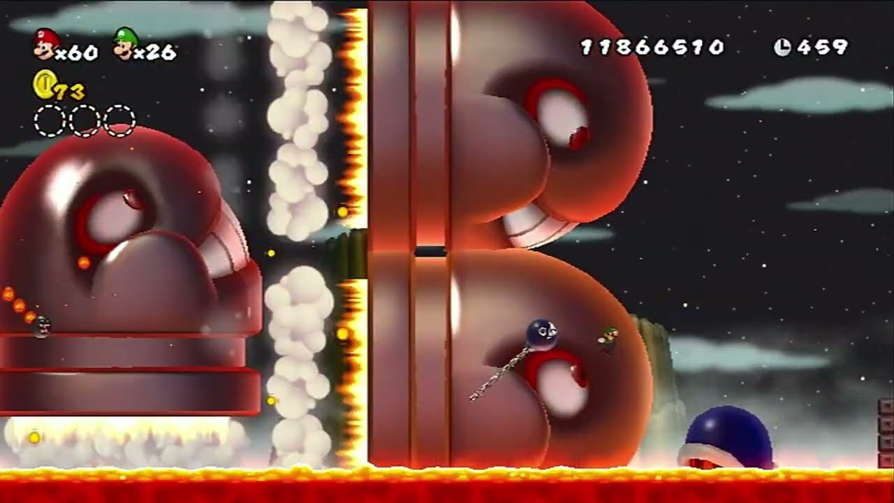 Deluxe Super Mario Bros. Wii - Part 13 (100%) (2 Players)