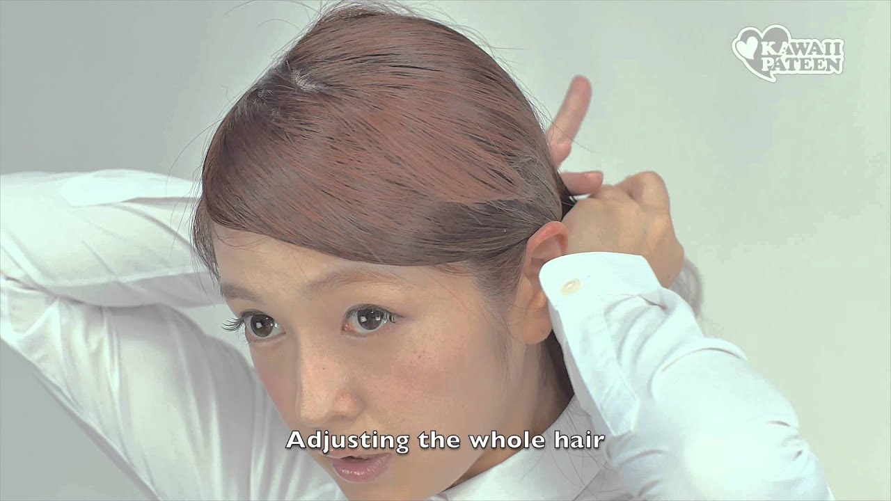 3 WORKING LADY HAIR STYLES Tutorial by kawaii lolita fashion model Misako Aoki | 青木美沙子の清楚ヘアアレンジ講座