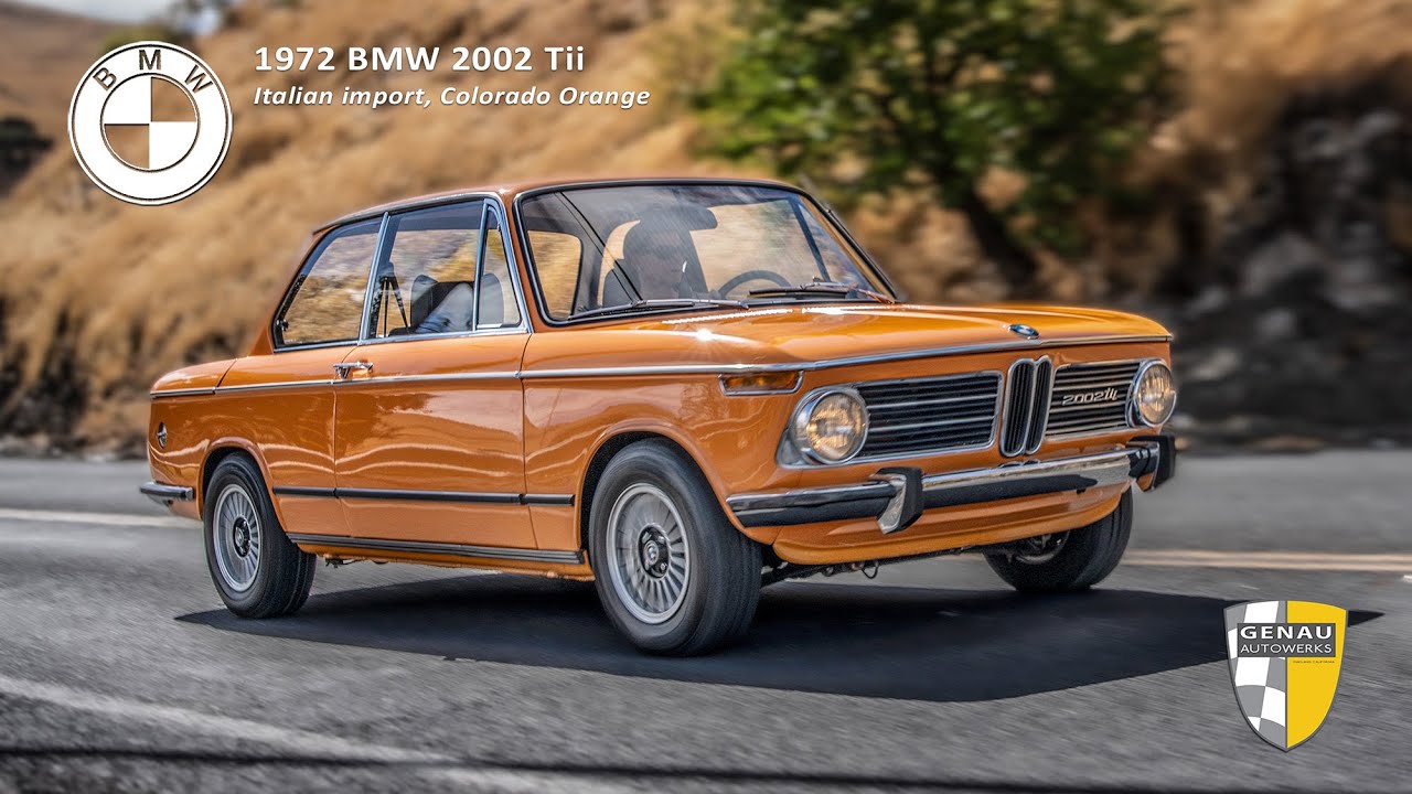 BMW tii 2002 года выпуска, евро 1972, цвет «Колорадо Оранж»