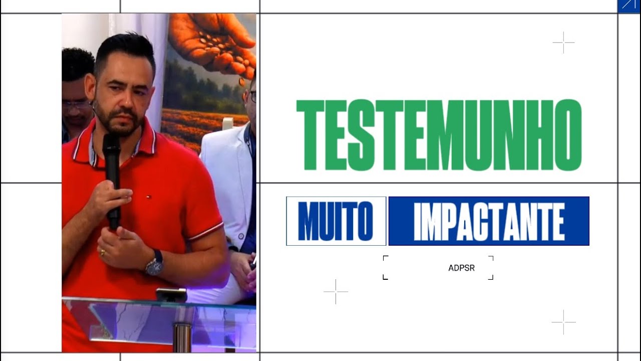 Testemunho FORTE | Tecladista que perdeu os dedos #ADPSR