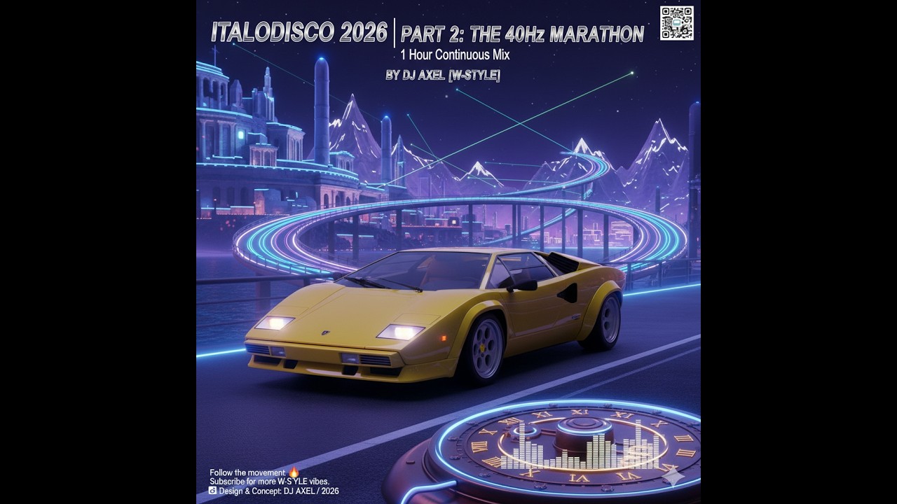 ITALO DISCO 2026 | PART 2: THE 40Hz MARATHON (1 Hour Continuous Mix) by DJ AXEL (W-STYLE)