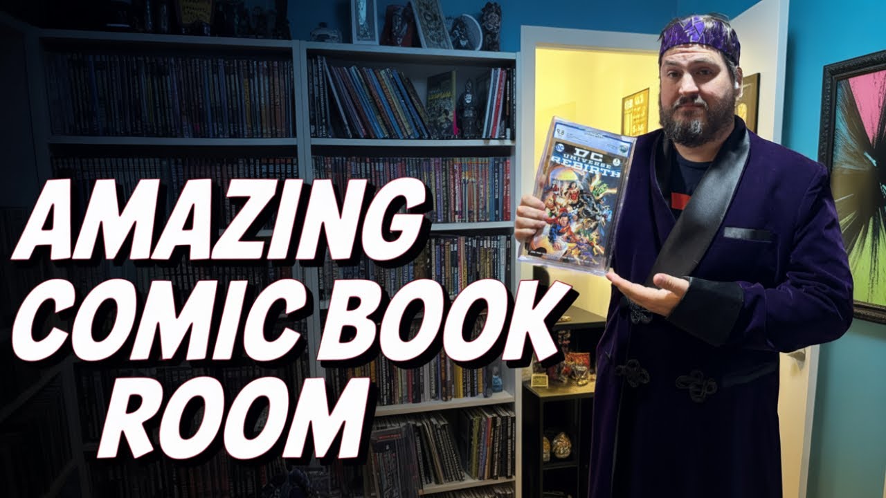 AMAZING Comic Book Room Tour You Won't Believe!