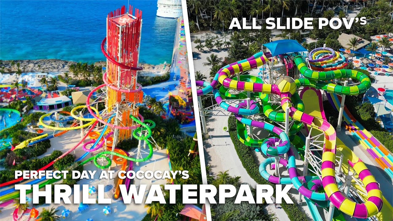 All water slide POV’s at Perfect Day at Coco Cay’s Thrill Waterpark!