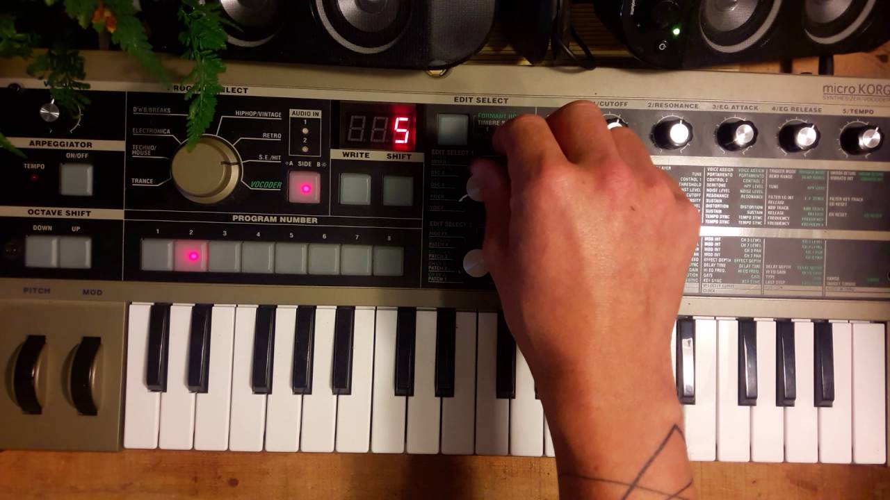 Microkorg Tutorial FRançais 03 / Créer une sonoritée