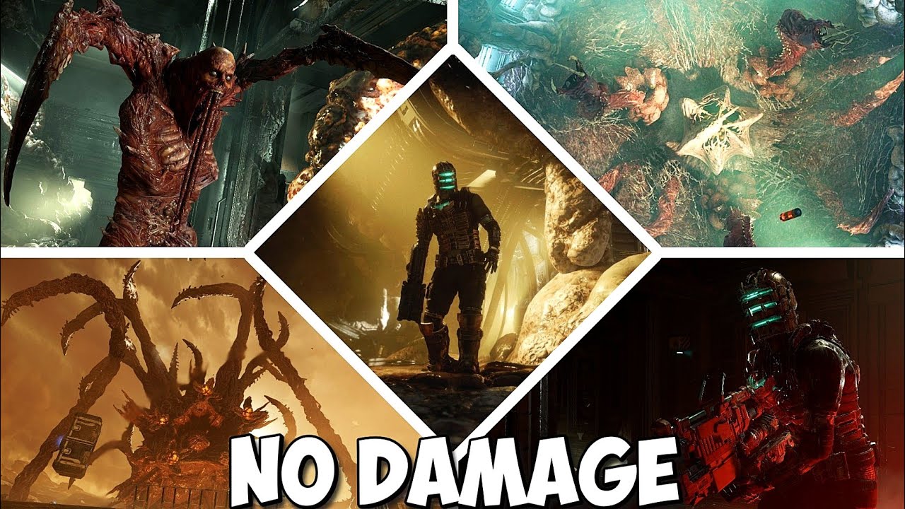 Dead Space Remake :➤ ALL BOSSES [ NO DAMAGE, HARD, 4K60ᶠᵖˢ UHD ]