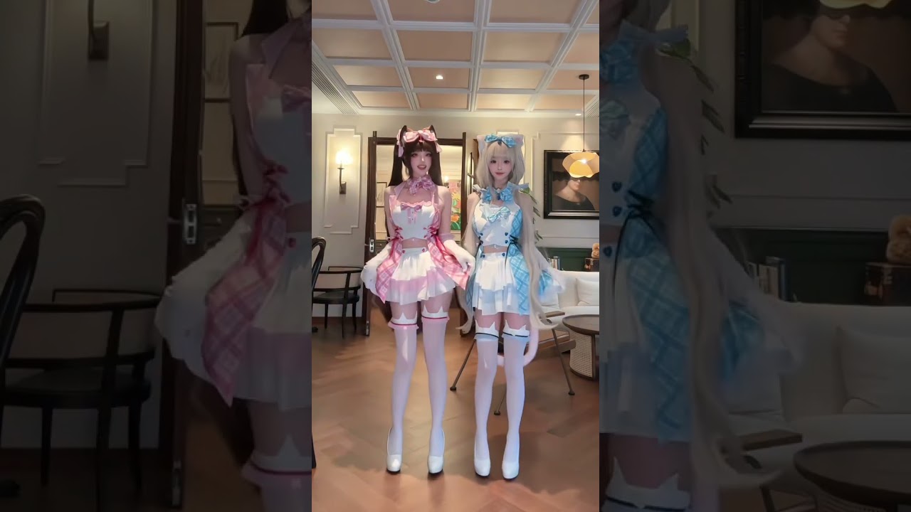chocola and vanilla nekopara beautiful kawaii girl  #cosplay #chocola #vanilla
