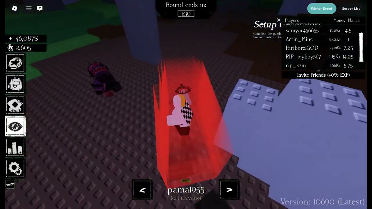 3 people that teaming (pls give me mystic jason)