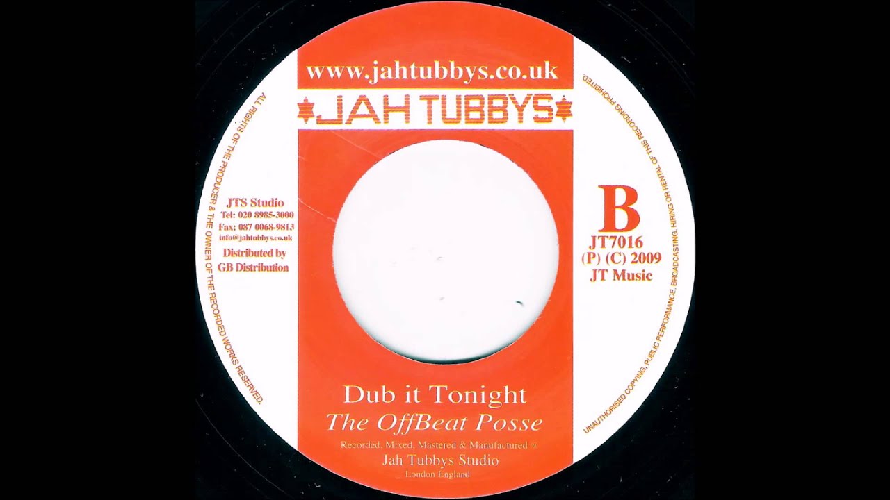 Dixie Peach   Tonight Is The Night  JAH TUBBYS 7inch