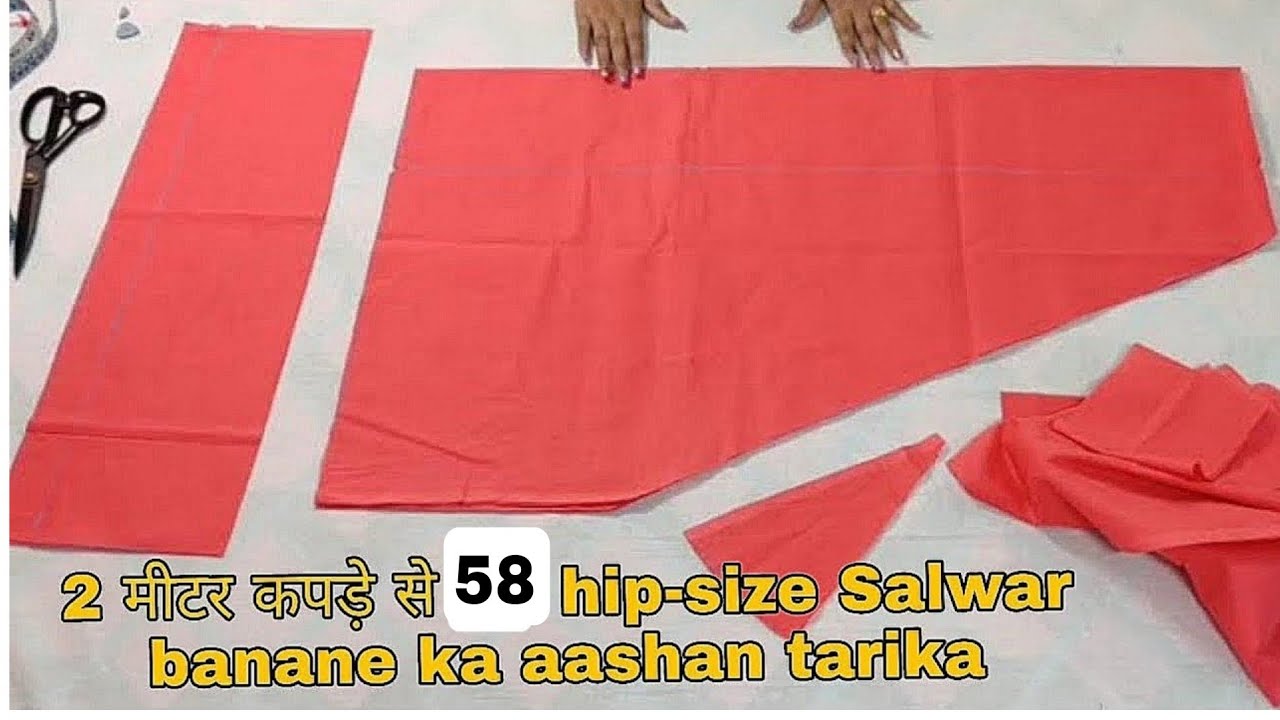 heavy size salwar cutting and stitching || big size salwar cutting || very easy salwar cutting