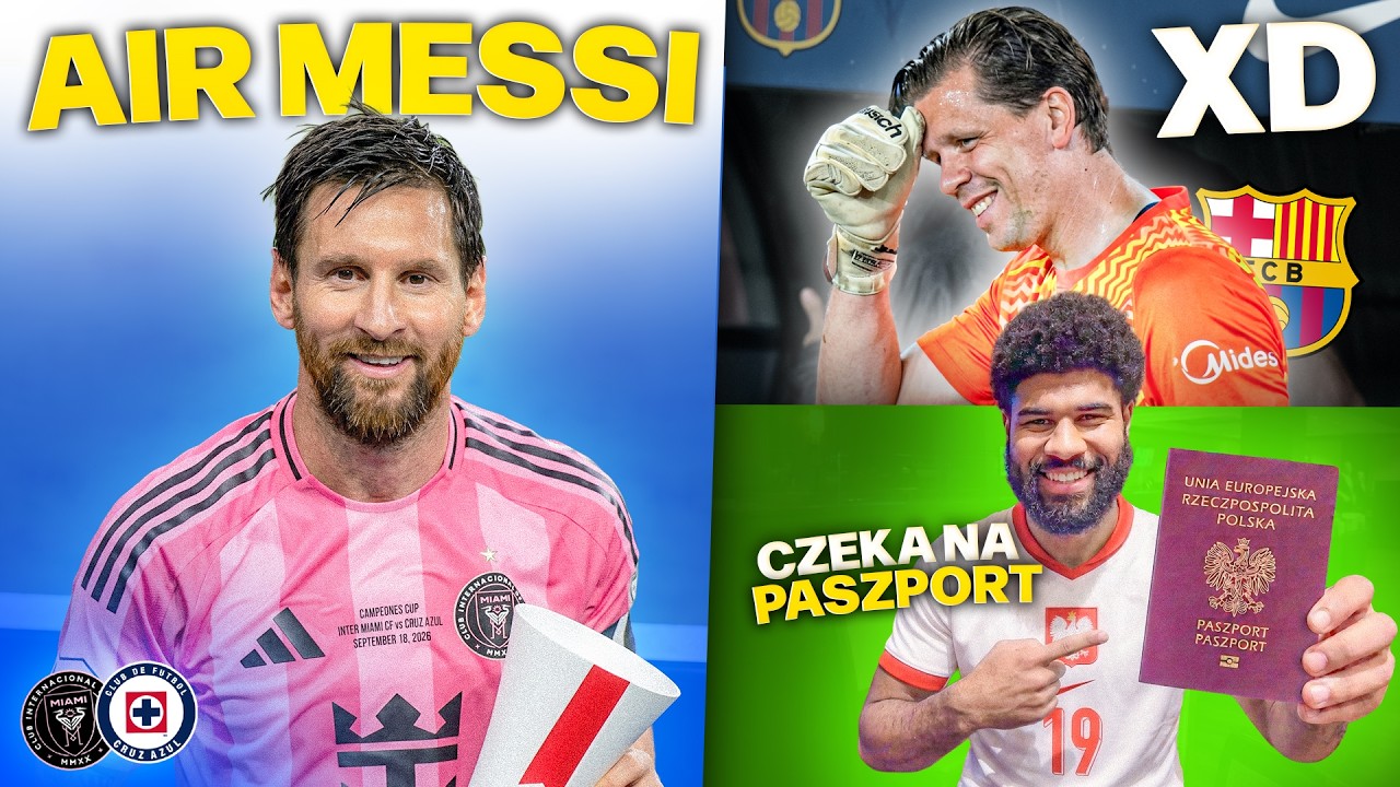 MESSI zdobył gola GŁOWĄ i wygrał FINAŁ! Szczęsny w bramce BARCELONY! Simms CZEKA na POLSKI PASZPORT