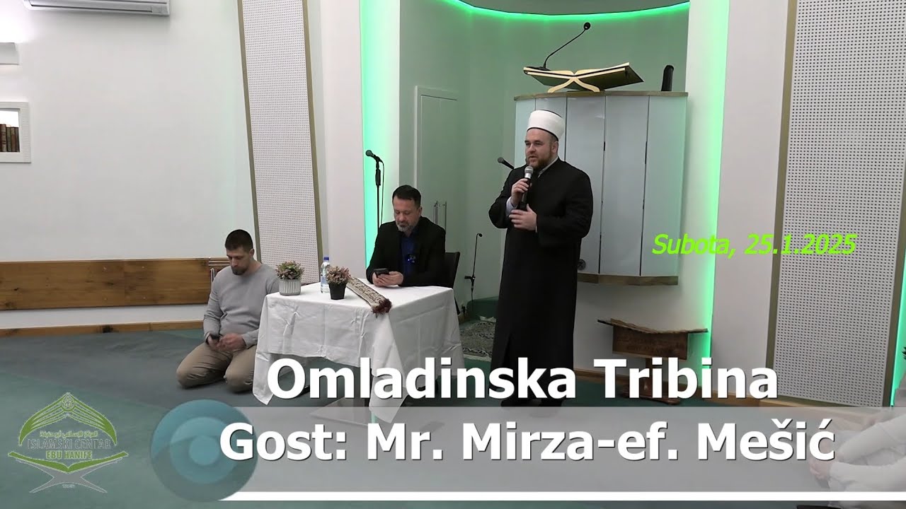 OMLADINSKA TRIBINA - Mr. Mirza-ef. Mešić (25.1.2025.)