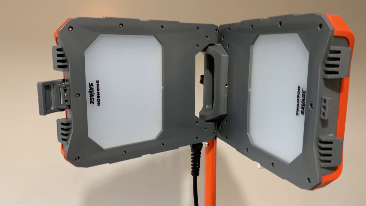 Swanson 9000 Lumen Work Light With Bluetooth, Stand