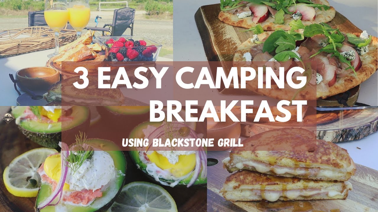 Delicious Camping Breakfast Made on Blackstone Grill / what we eat camping / breakfast ideas