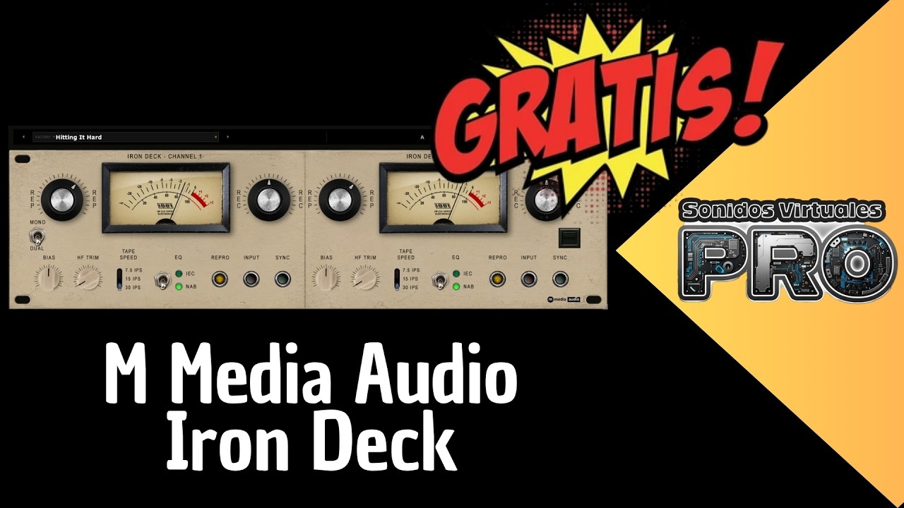 ⭐M Media Audio Iron Deck⭐&iexcl;GRATUITO!