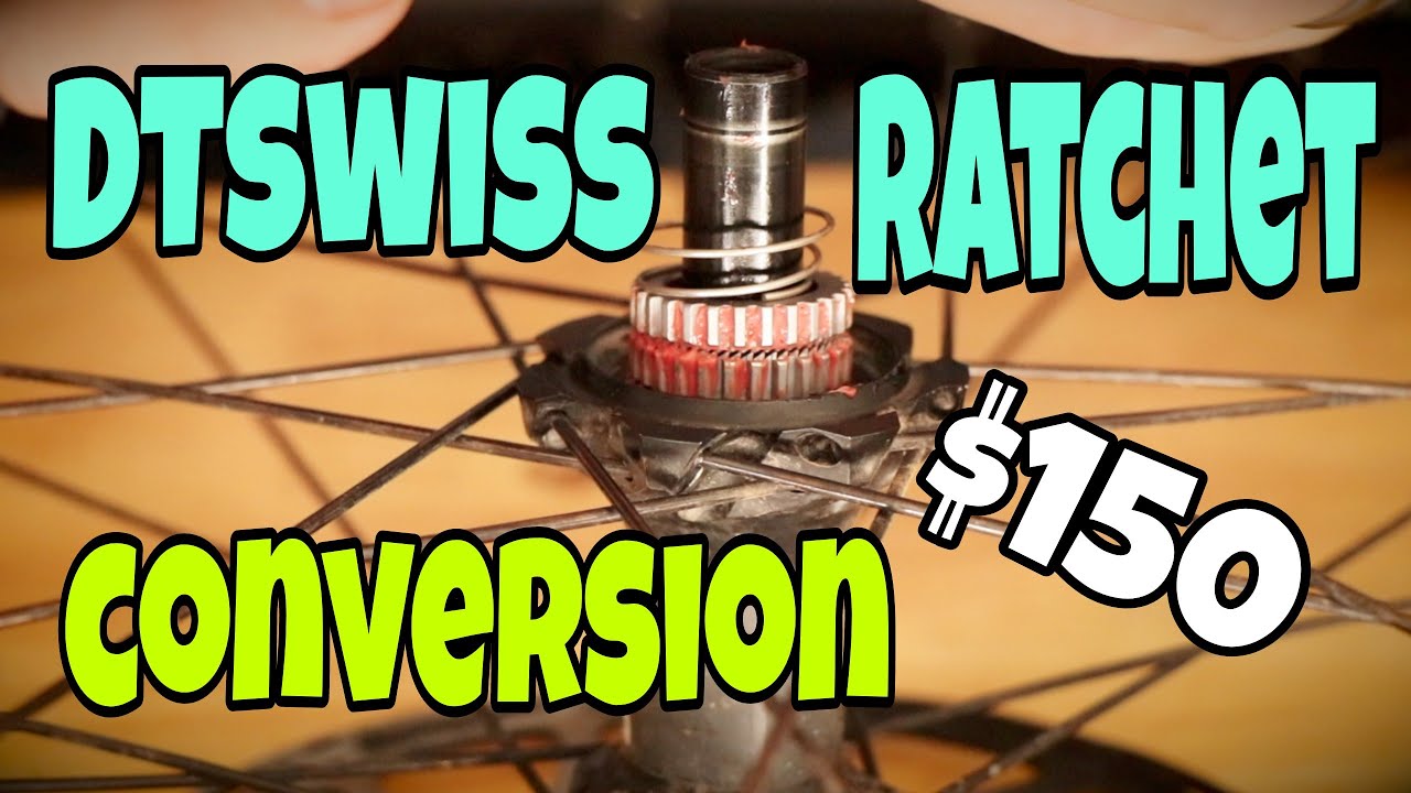 DTswiss Ratchet conversion!! How to upgrade to a Ratchet system free-hub for $150