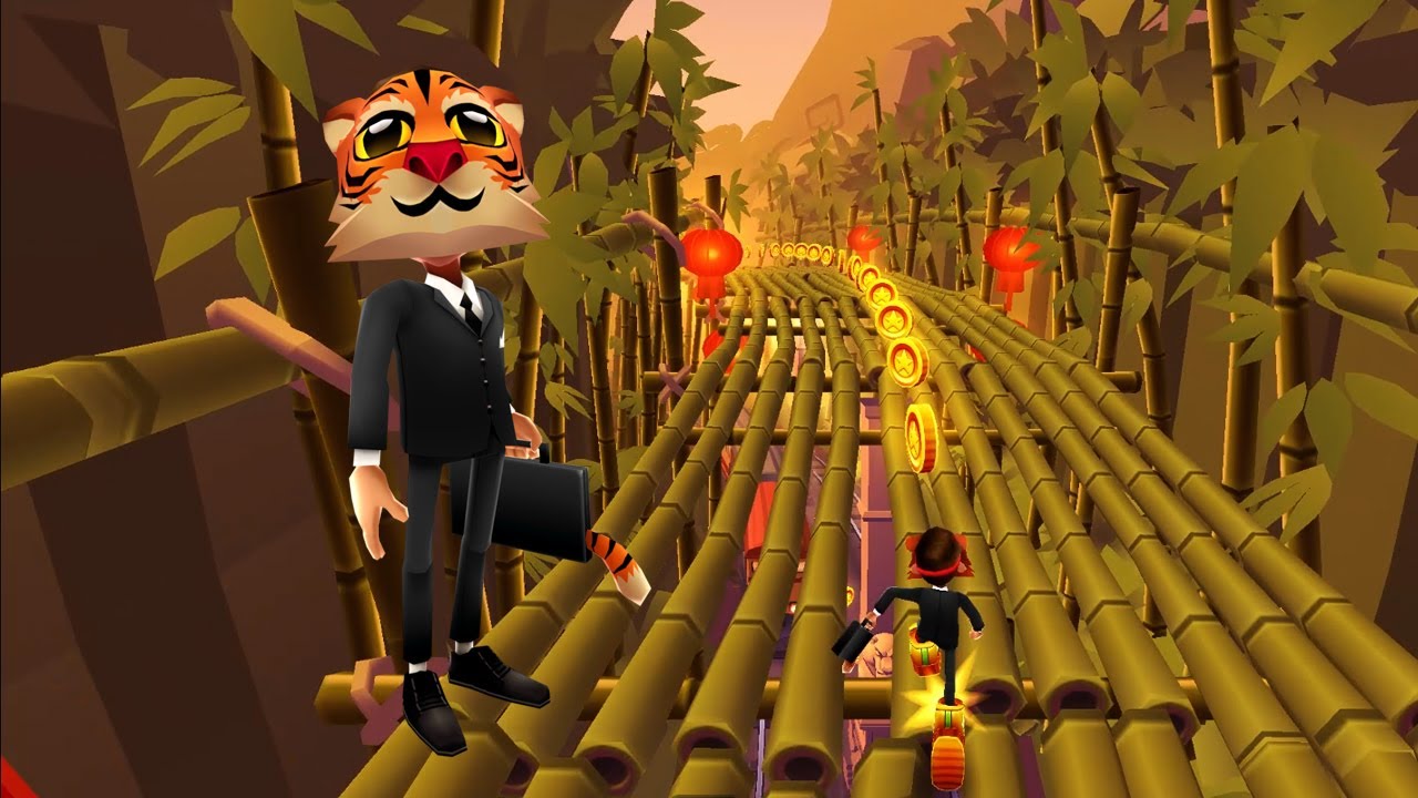 Новый год по лунному календарю в Subway Surfers – костюм Фрэнка Тайгера и скейтборд Bengal.