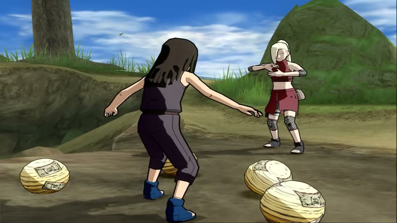{Ino Vs Hanabi} Naruto Shippuden Ultimate Ninja 5