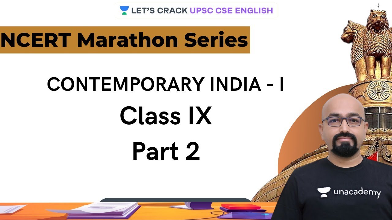 Contemporary India - I | Part 2 | UPSC CSE/IAS Prelims 2021 | Rushikesh Inamdar