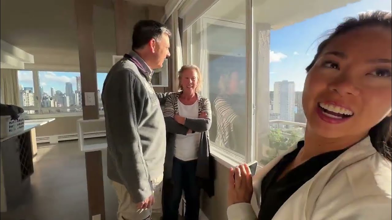 Handing keys to our client with this Million Dollar View!