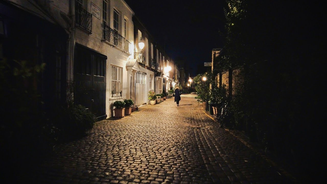 London Walk 🌙 -  4K (Cromwell Road, Kynance Mews, Kensington Road)