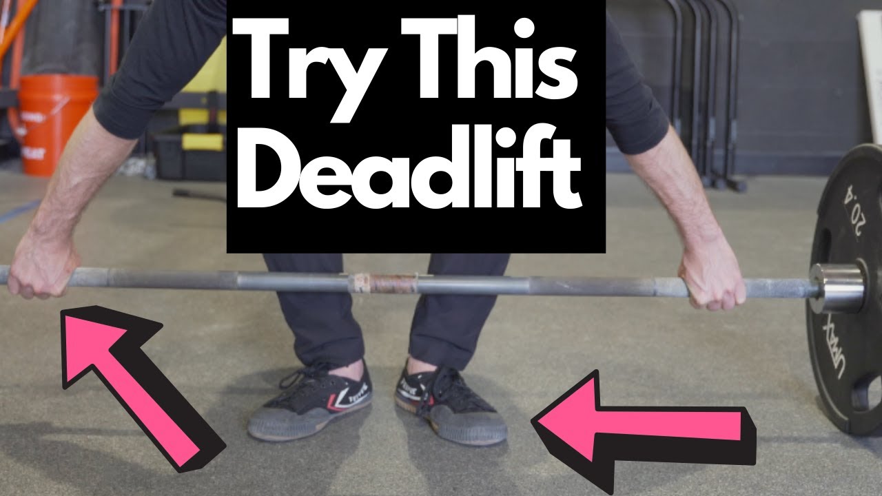 Duck Stance Deadlift Form (with Snatch Grip)