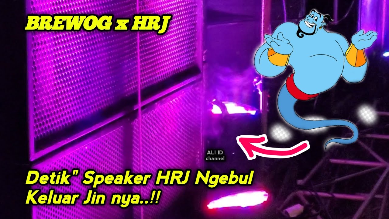 Detik detik speaker HRJ banyak yang gosong, kejadian tak terduga cek sound BREWOG x HRJ