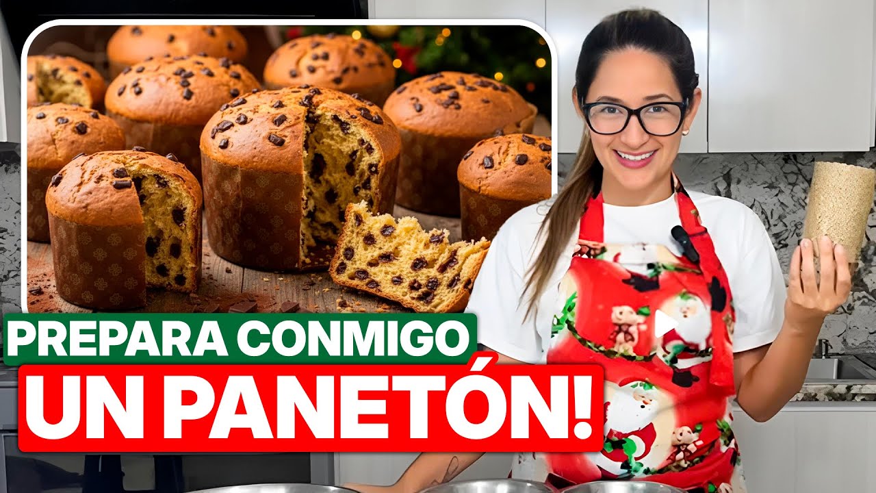 PANETÓN o PANETTONE🥮😍Amarás el PROCESO, súper FÁCIL ,económico y 100% CASERO🥳