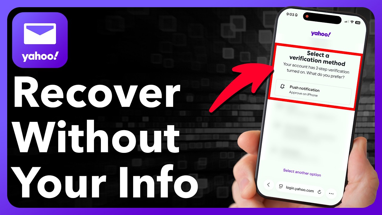 Как восстановить учетную запись Yahoo без номера телефона или электронной почты
