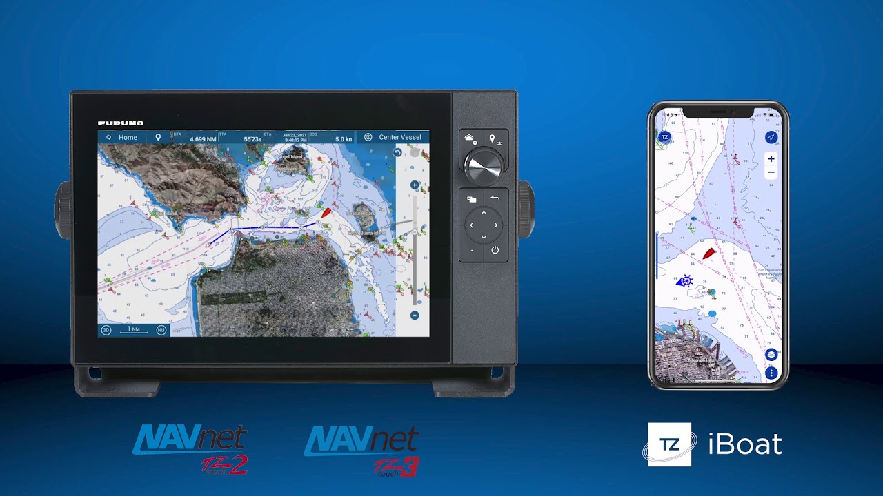 TZ iBoat, l'appli de navigation qui communique avec votre combiné sondeur GPS TZT2 ou TZT3