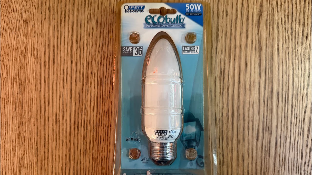 FEIT ecobulb 12watt Torpedo CFL Light Bulb