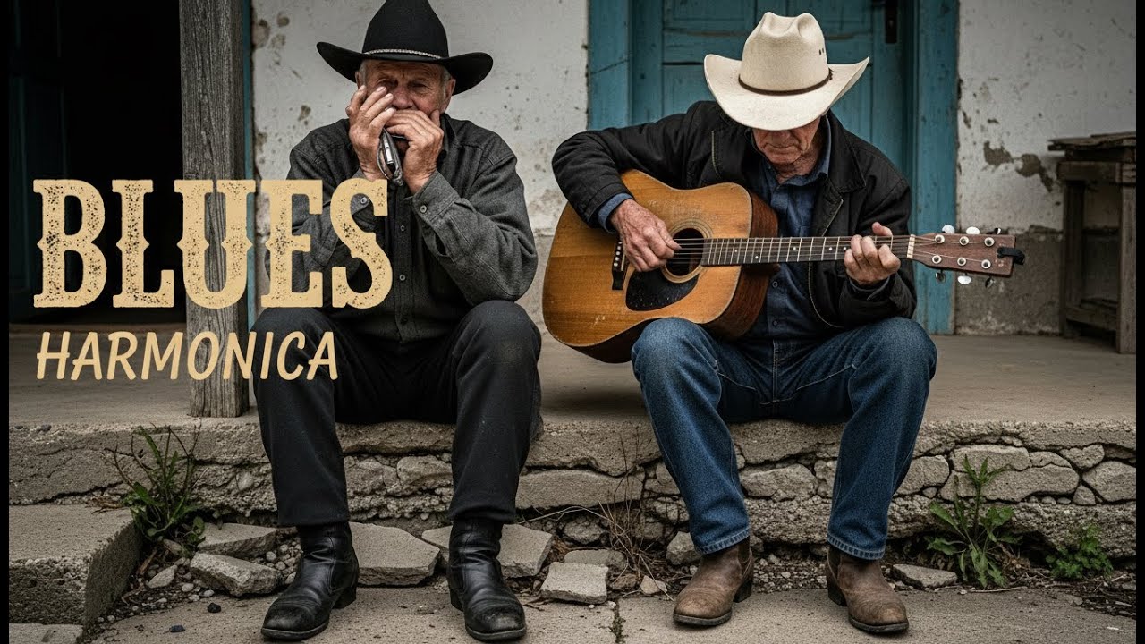 Lonely Street Blues Harmonica – Emotional Acoustic Delta Blues for Quiet Night Sessions