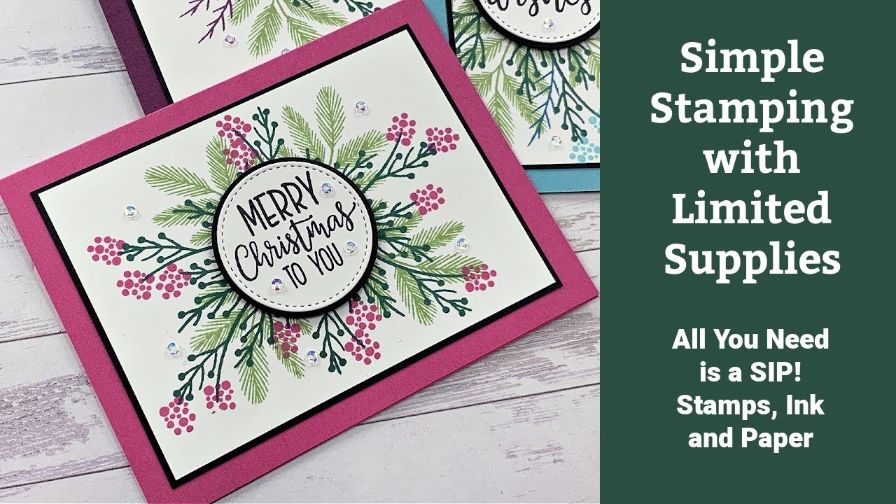 Simple Stamping Holiday Cards