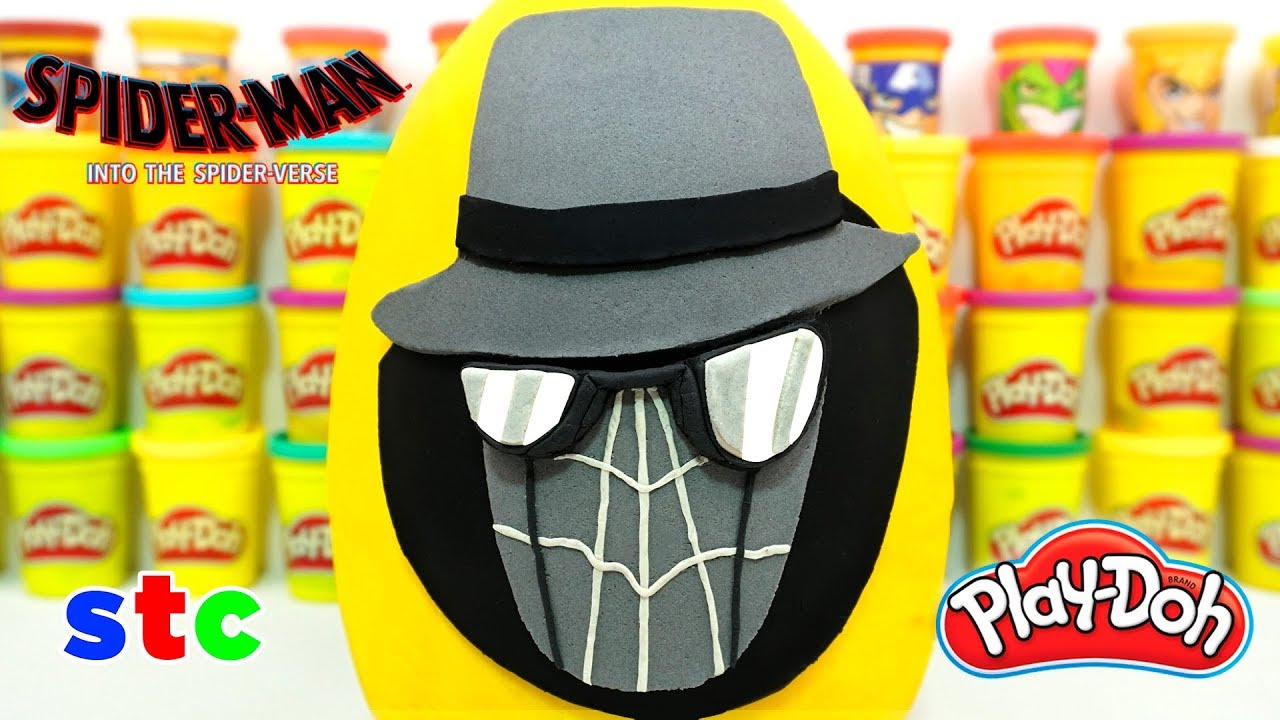 Spider Man Cruzando El MULTIVERSO Huevo Sorpresa de Spiderman Noir | Super Toys Collection