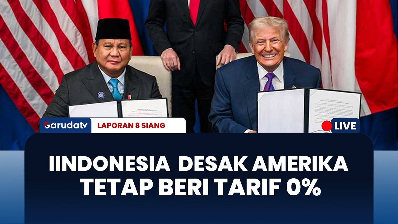 Donald Trump Siapkan Tarif 10%, Indonesia Gak Tinggal Diam | LAPORAN 8 SIANG