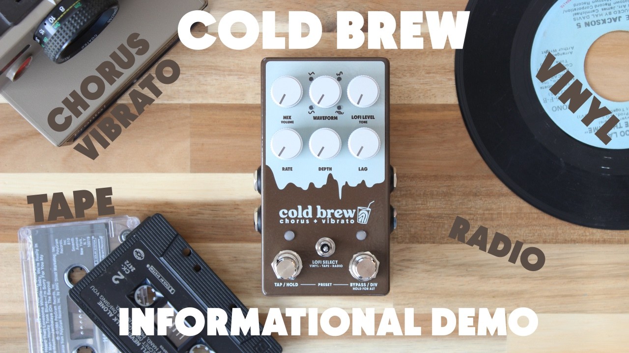 Cold Brew Chorus, Vibrato, & LoFi Emulator - Informational Demo