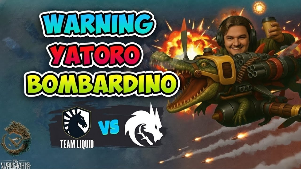 Warning❗️ Yatoro BOMBARDINO! Spirit vs Liquid - PGL Wallachia Season 6