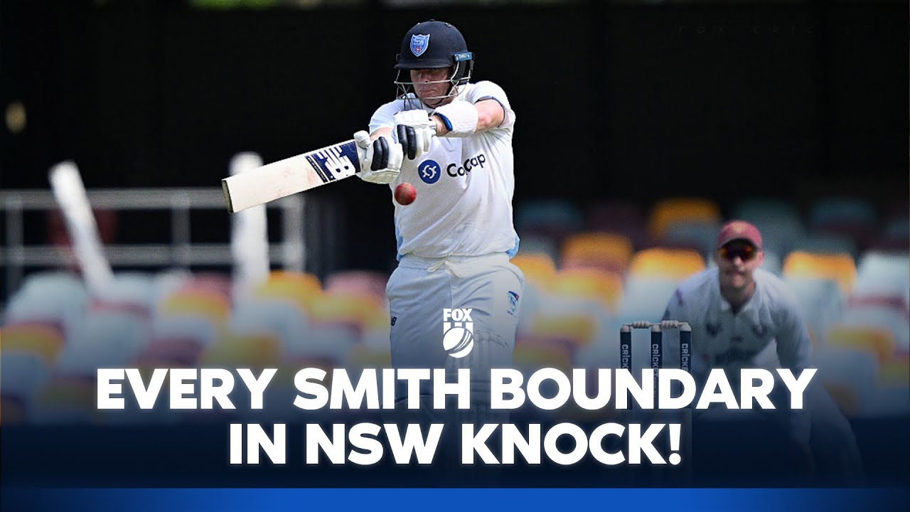 Steve Smith shines in massive NSW knock | Sheffield Shield | Fox Cricket