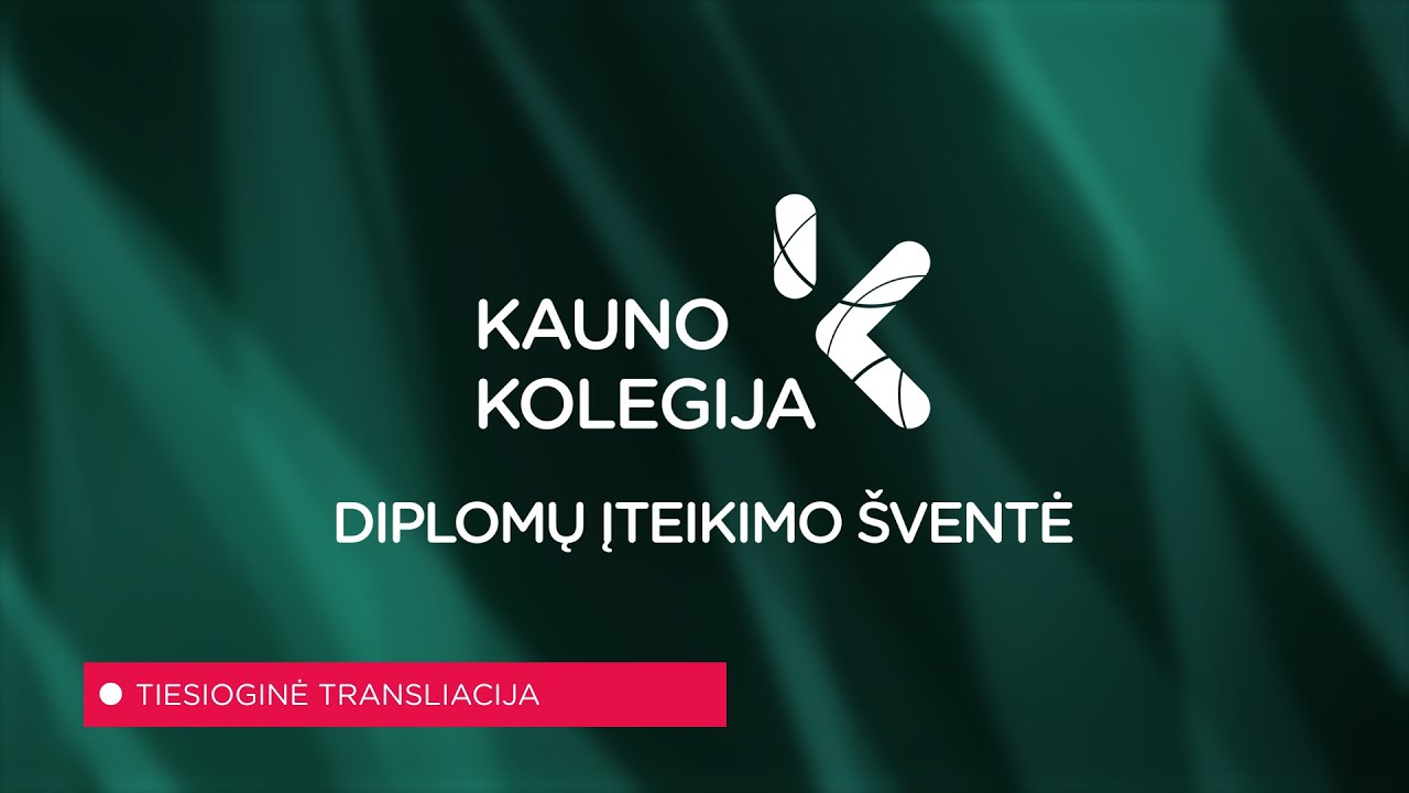 Kauno kolegijos diplomų įteikimo šventė 2022 m.
