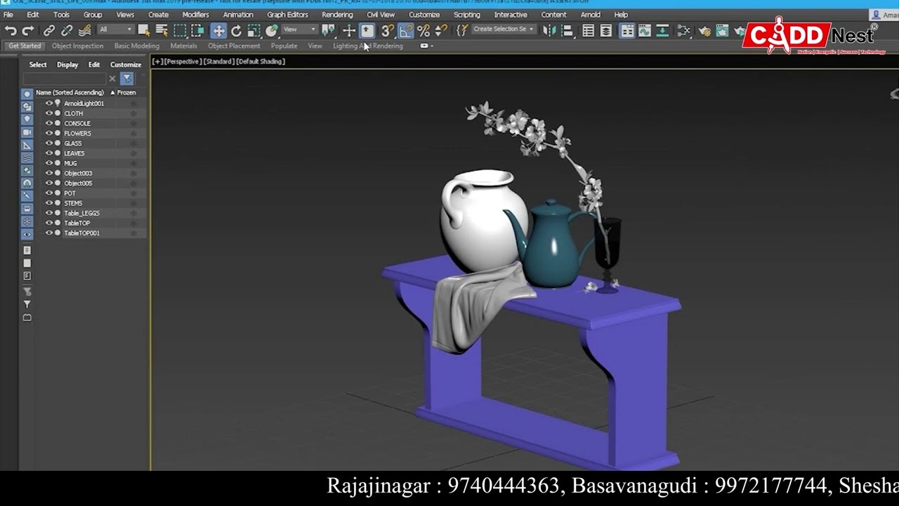 3ds Max Training Centre in Bengaluru | CADD Nest
