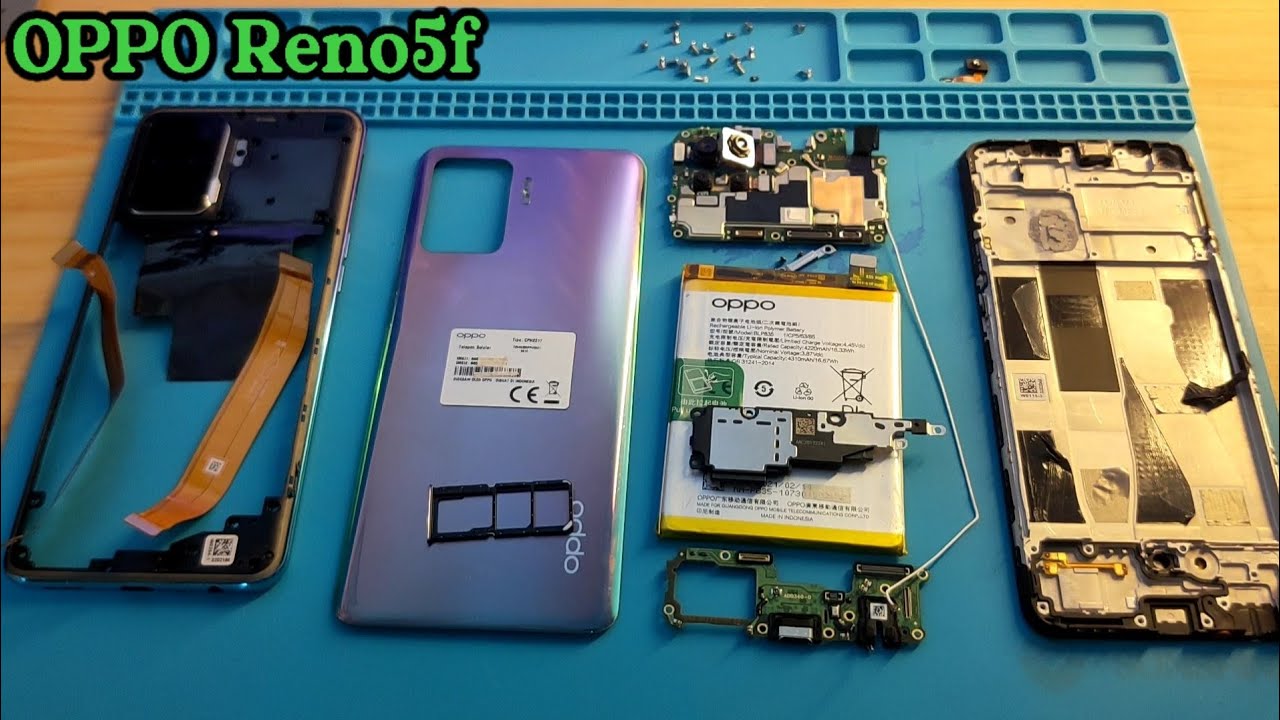OPPO Reno5f Teardown || Tutorial bongkar OPPO Reno5f