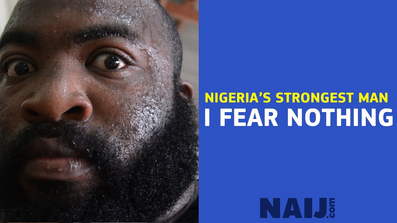 The strongest man in Nigeria | Legit TV