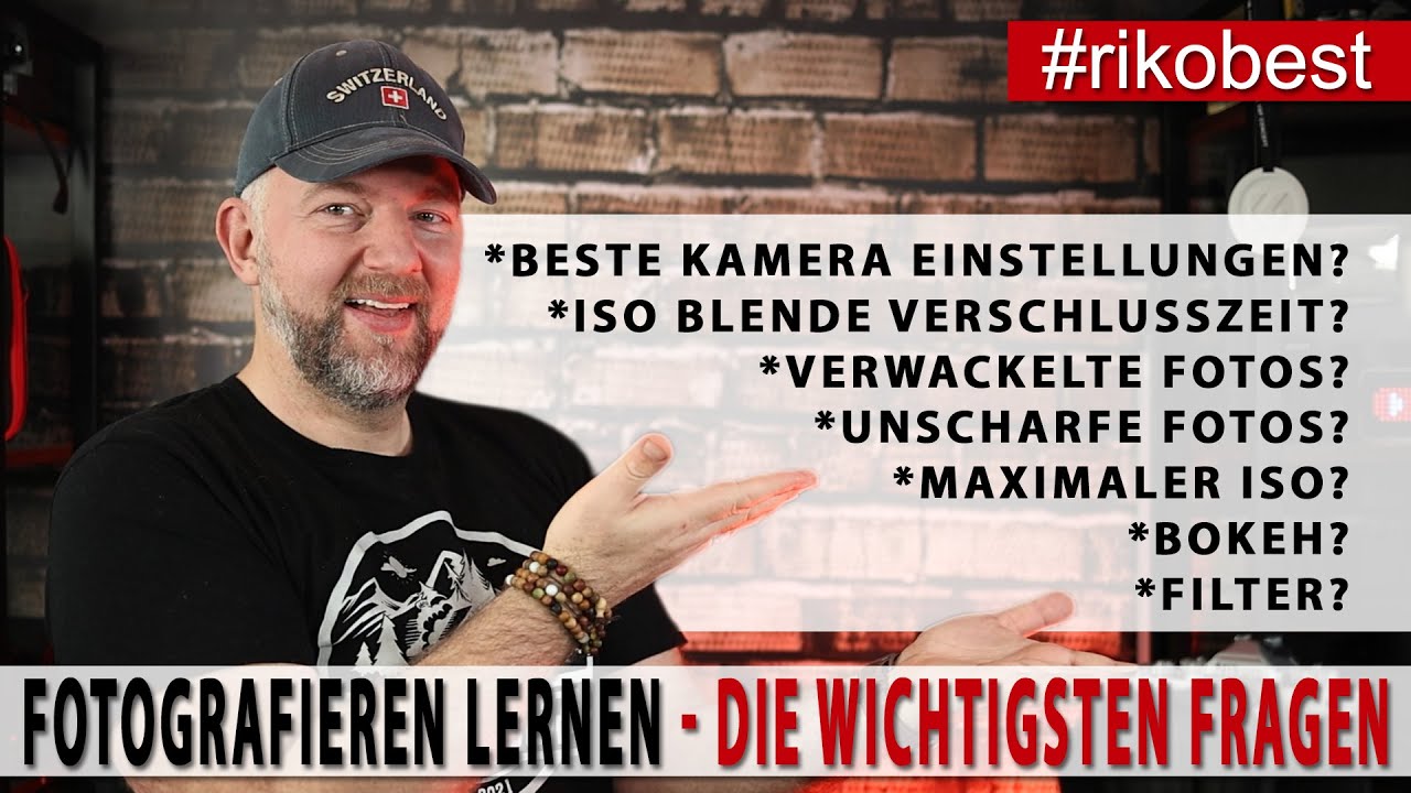 Fotografieren lernen - Wichtige Fragen zur Fotografie in einem Video geklärt.