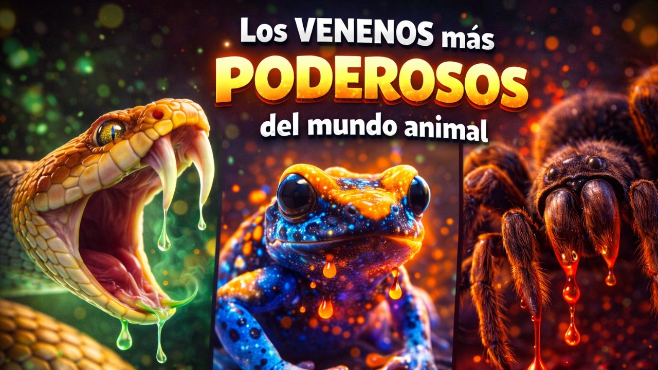 Los VENENOS más PODEROSOS del mundo animal 💀🐍 (Top 10 Letales)