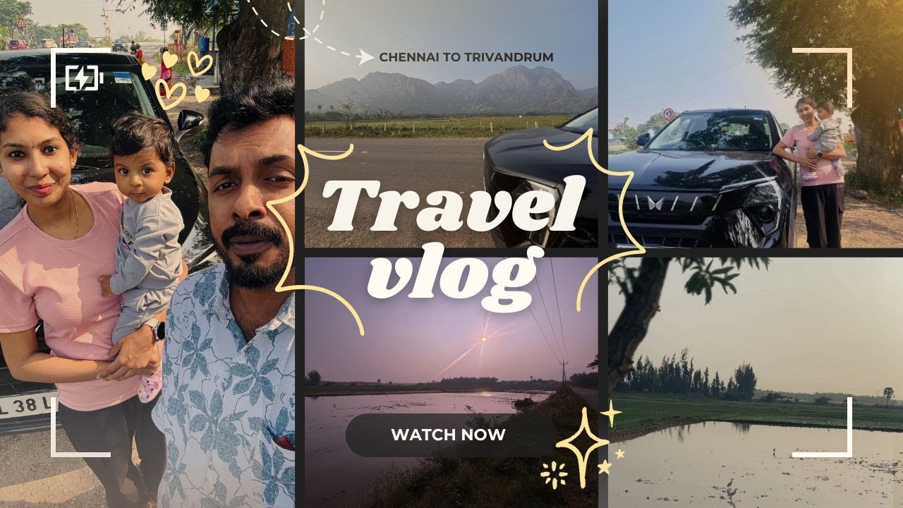 Christmas Homecoming 🚗🎄❤️ | Chennai ➜ Trivandrum Travel Vlog #roadtrip #goinghomeforchristmas