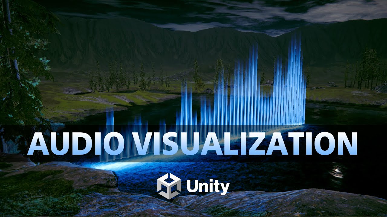 Guide how to create scenes with audio visualization in Unity