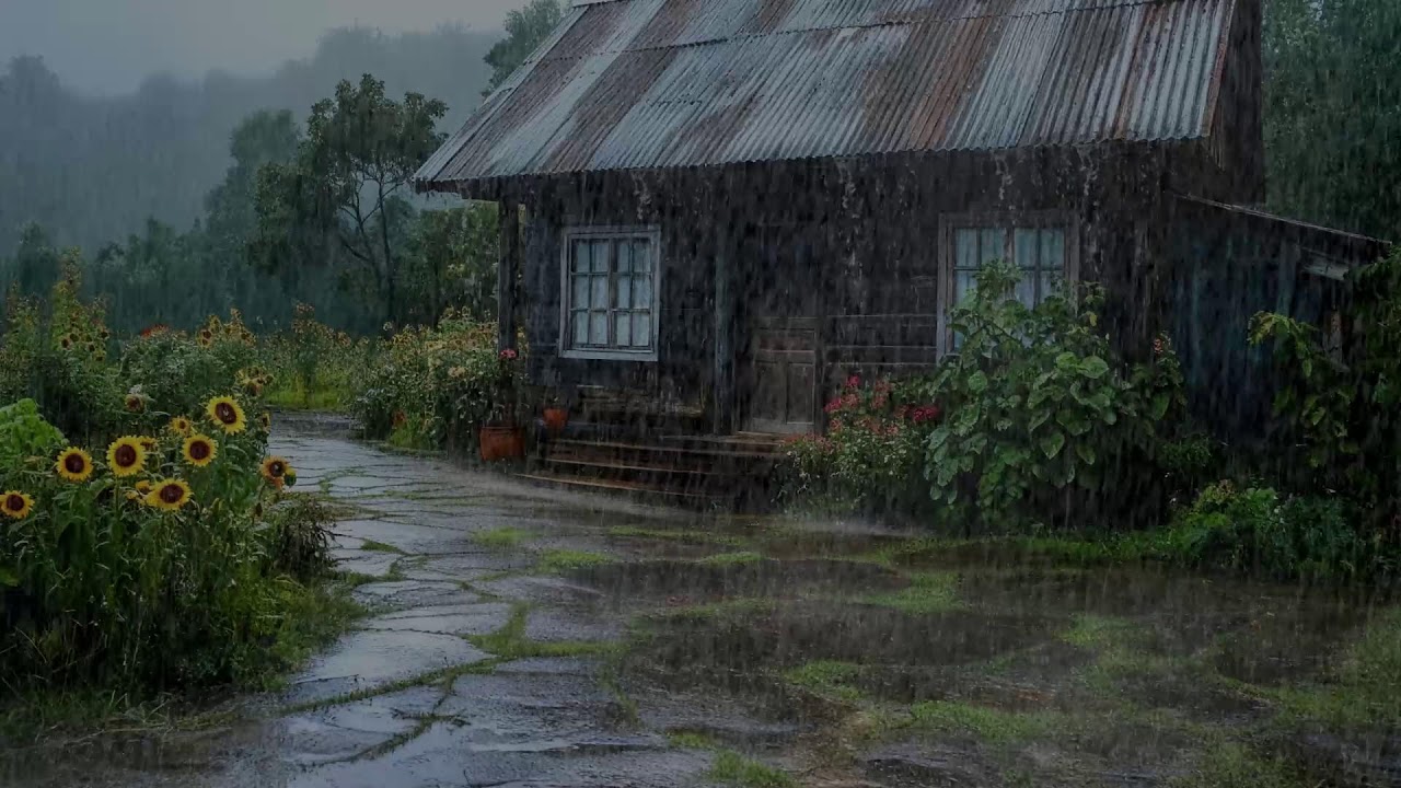 Rain sounds lowering anxiety improving focus and helping deep peaceful rest every night