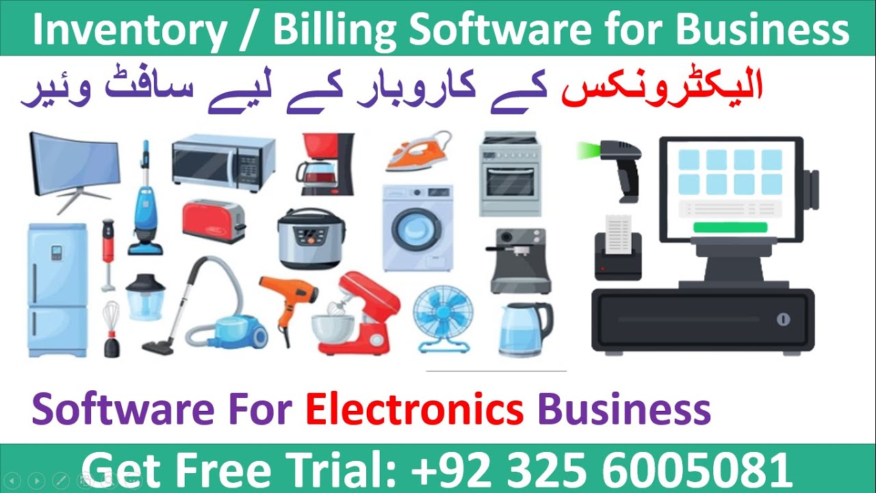 POS, Inventory & Billing Software for Electronics Store | Shop Management & Accounting