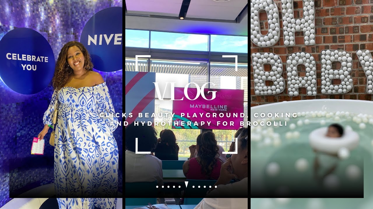 VLOG|| Clicks Beauty Playground lets unbox the goodie bag, Broccoli goes to the spa|| SOUTH AFRICAN